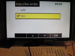 Настройка видеорегистратора: запись звука