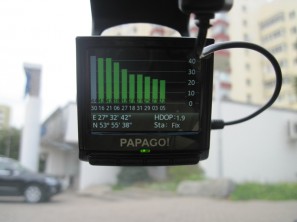 Меню Papago P3 - GPS 