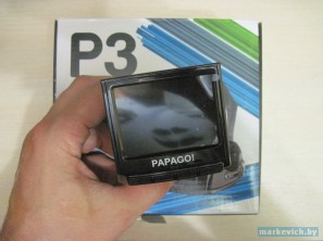 Видеорегистратор Papago P3 - экран