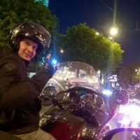 ДТП с мотоциклистом на перекрестке в Минске