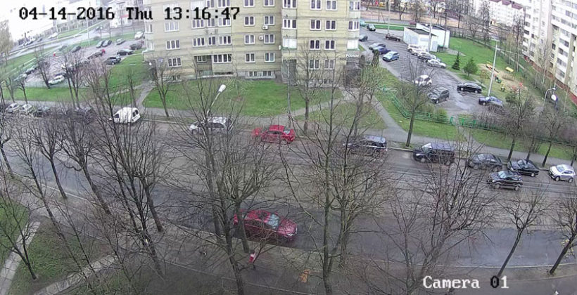 Видеонаблюдение за стоянкой дома