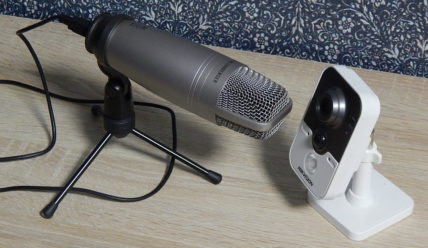 Пример качества записи голоса камерой Hikvision DS-2CD-2412F-I